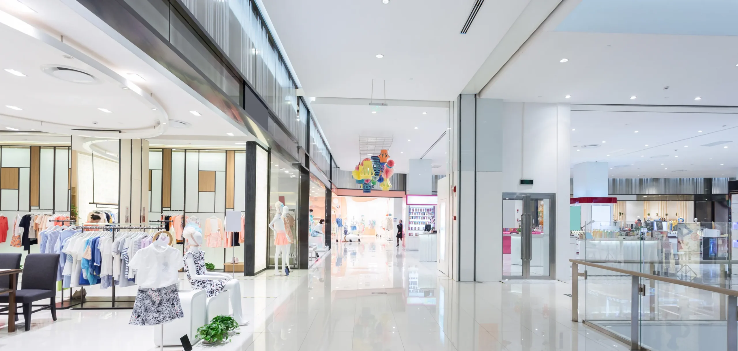 Contemporary retail shop interior